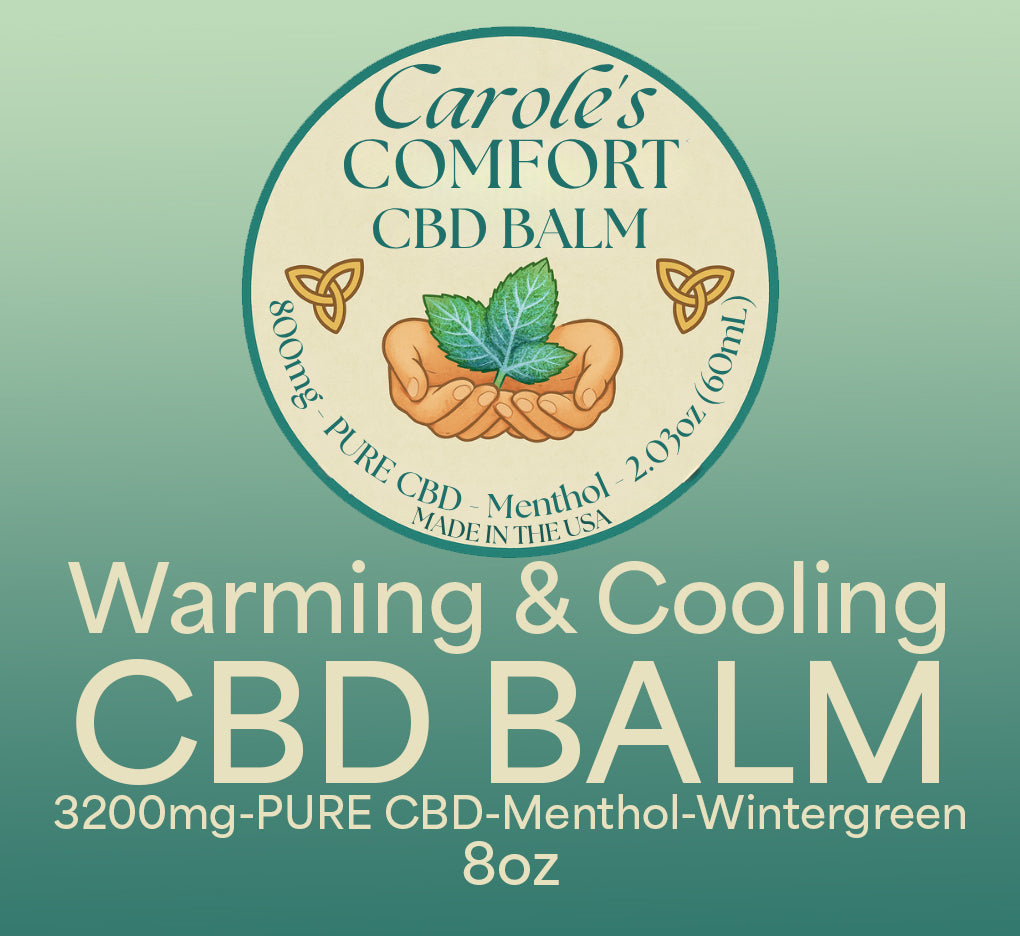 Carole's Comfort 8oz | 3200 mg CBD | Warming and Cooling Balm