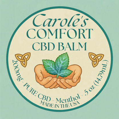 Carole's Comfort | 1/2 oz | 200 mg CBD | Warming and Cooling Balm